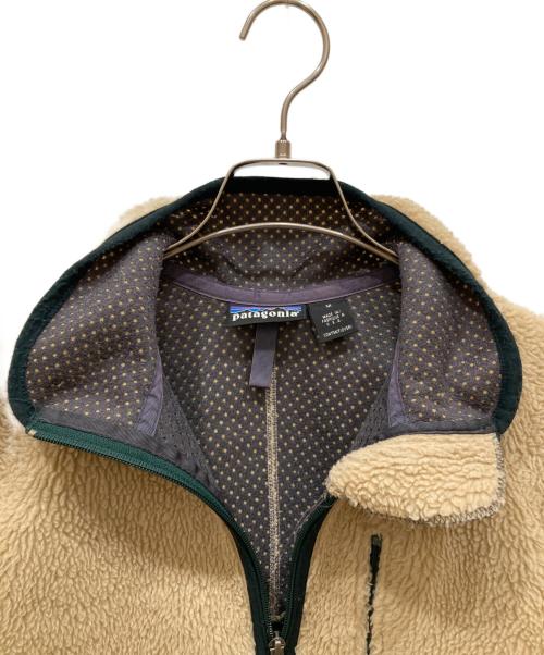 Patagonia（パタゴニア）Patagonia (パタゴニア) レトロカーディガン ベージュ×グリーン サイズ:SIZE Mの古着・服飾アイテム