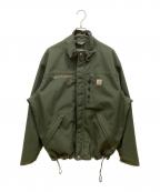 CarHarttカーハート）の古着「SHORELINE WATERPROOF BREATHABLE JACKET」｜カーキ