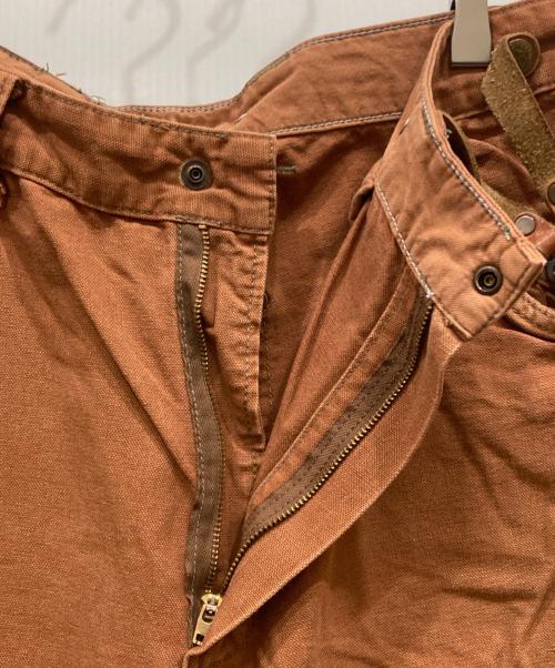 CarHartt（カーハート）CarHartt (カーハート) DOUBLE KNEE DUCK PANTS ブラウン サイズ:81cm (W32)の古着・服飾アイテム