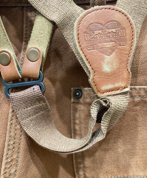 CarHartt（カーハート）CarHartt (カーハート) DOUBLE KNEE DUCK PANTS ブラウン サイズ:81cm (W32)の古着・服飾アイテム