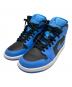 NIKE（ナイキ）の古着「Air Jordan 1 Mid」｜ブルー×ブラック