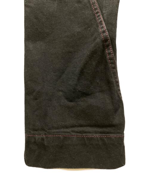 Vivienne Westwood RED LABEL（ヴィヴィアンウエストウッドレッドレーベル）Vivienne Westwood RED LABEL (ヴィヴィアンウエストウッドレッドレーベル) オーブ刺繍デニムパンツ ブラック サイズ:SIZE 3の古着・服飾アイテム