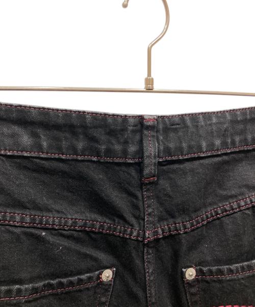 Vivienne Westwood RED LABEL（ヴィヴィアンウエストウッドレッドレーベル）Vivienne Westwood RED LABEL (ヴィヴィアンウエストウッドレッドレーベル) オーブ刺繍デニムパンツ ブラック サイズ:SIZE 3の古着・服飾アイテム