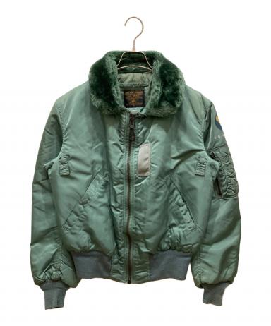 中古・古着通販】ALPHA (アルファ) B-15Dフライトジャケット オリーブ