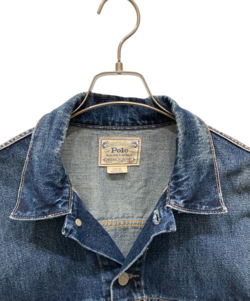 POLO RALPH LAUREN（ポロ・ラルフローレン）POLO RALPH LAUREN (ポロ・ラルフローレン) デニムジャケット インディゴ サイズ:Ⅼの古着・服飾アイテム