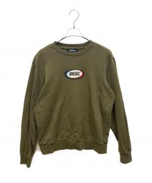 DIESEL（ディーゼル）の古着「クルーネックスウェット」｜カーキ