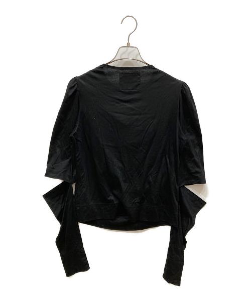 Vivienne Westwood RED LABEL（ヴィヴィアンウエストウッドレッドレーベル）Vivienne Westwood RED LABEL (ヴィヴィアンウエストウッドレッドレーベル) コットンリヨセルスムーススラッシュトップ ブラック サイズ:SIZE 00の古着・服飾アイテム