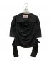 Vivienne Westwood RED LABEL（ヴィヴィアンウエストウッドレッドレーベル）の古着「コットンリヨセルスムーススラッシュトップ」｜ブラック