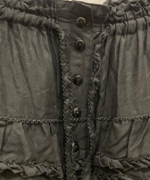 PINK HOUSE（ピンクハウス）PINK HOUSE (ピンクハウス) ローンフリルスカート ブラック サイズ:不明の古着・服飾アイテム