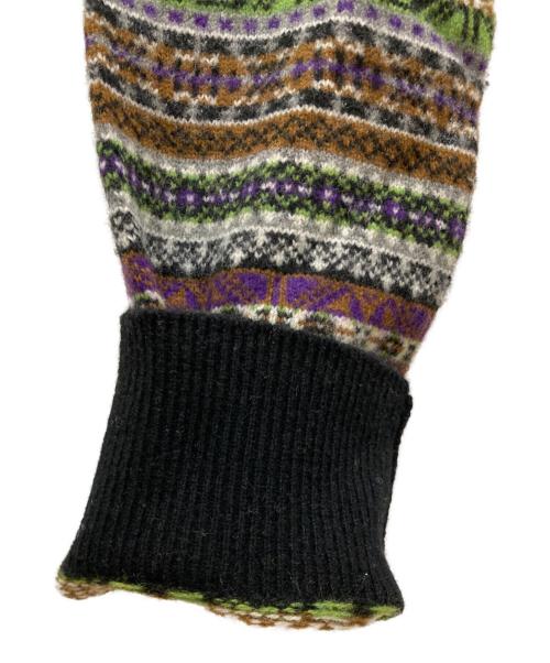 INSCRIRE（アンスクリア）INSCRIRE (アンスクリア) journal standard L'essage (ジャーナルスタンダード レサージュ) Fairisle Short Polo Sweater マルチカラー サイズ:不明の古着・服飾アイテム