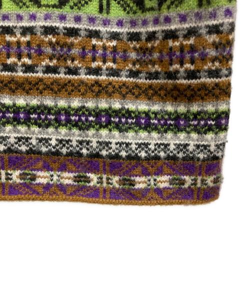 INSCRIRE（アンスクリア）INSCRIRE (アンスクリア) journal standard L'essage (ジャーナルスタンダード レサージュ) Fairisle Short Polo Sweater マルチカラー サイズ:不明の古着・服飾アイテム