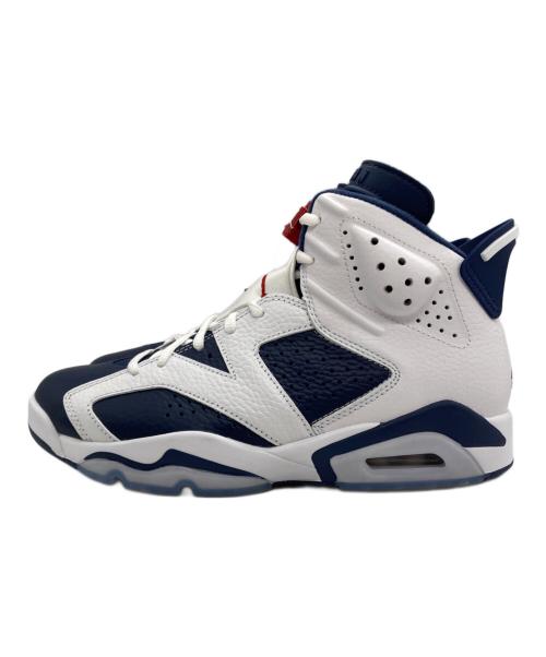 NIKE（ナイキ）NIKE (ナイキ) Air Jordan 6 Retro ネイビー×ホワイト サイズ:26 未使用品の古着・服飾アイテム