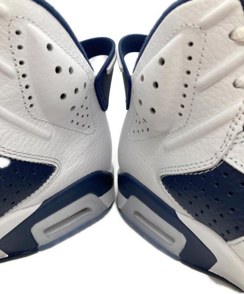 NIKE（ナイキ）NIKE (ナイキ) Air Jordan 6 Retro ネイビー×ホワイト サイズ:26 未使用品の古着・服飾アイテム