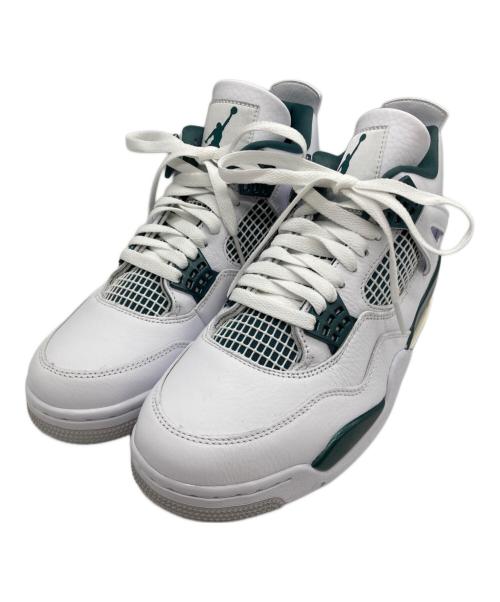 NIKE（ナイキ）NIKE (ナイキ) Air Jordan 4 Retro グリーン×ホワイト サイズ:26の古着・服飾アイテム