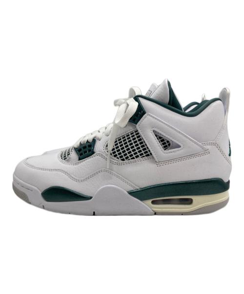 NIKE（ナイキ）NIKE (ナイキ) Air Jordan 4 Retro グリーン×ホワイト サイズ:26の古着・服飾アイテム