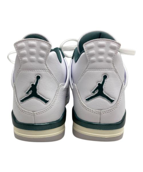 NIKE（ナイキ）NIKE (ナイキ) Air Jordan 4 Retro グリーン×ホワイト サイズ:26の古着・服飾アイテム