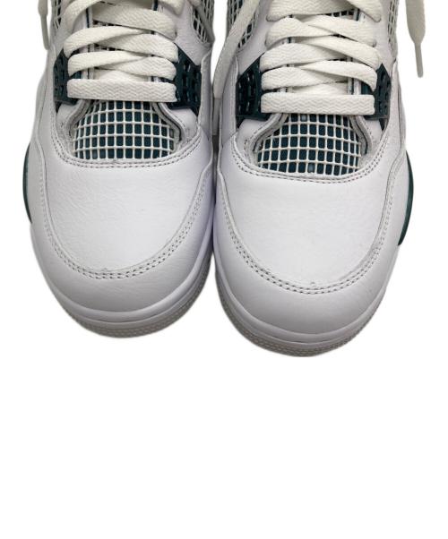 NIKE（ナイキ）NIKE (ナイキ) Air Jordan 4 Retro グリーン×ホワイト サイズ:26の古着・服飾アイテム
