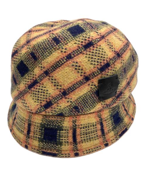 Vivienne Westwood（ヴィヴィアンウエストウッド）Vivienne Westwood (ヴィヴィアンウエストウッド) ハット イエロー サイズ:SMサイズの古着・服飾アイテム