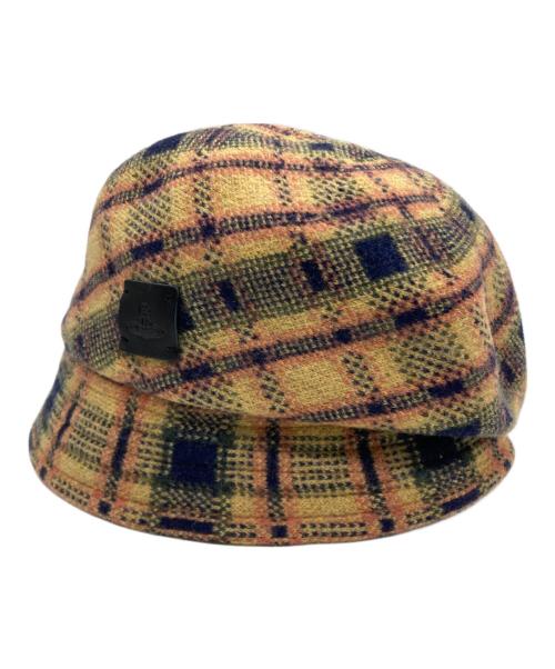 Vivienne Westwood（ヴィヴィアンウエストウッド）Vivienne Westwood (ヴィヴィアンウエストウッド) ハット イエロー サイズ:SMサイズの古着・服飾アイテム