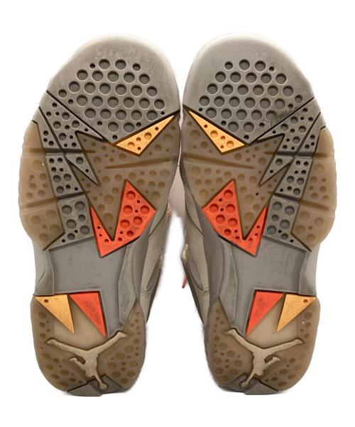 NIKE（ナイキ）NIKE (ナイキ) Bephies Beauty Supply (ビフィーズ ビューティ サプライ) Jordan 7 Retro ベージュ×オレンジ サイズ:22cmの古着・服飾アイテム