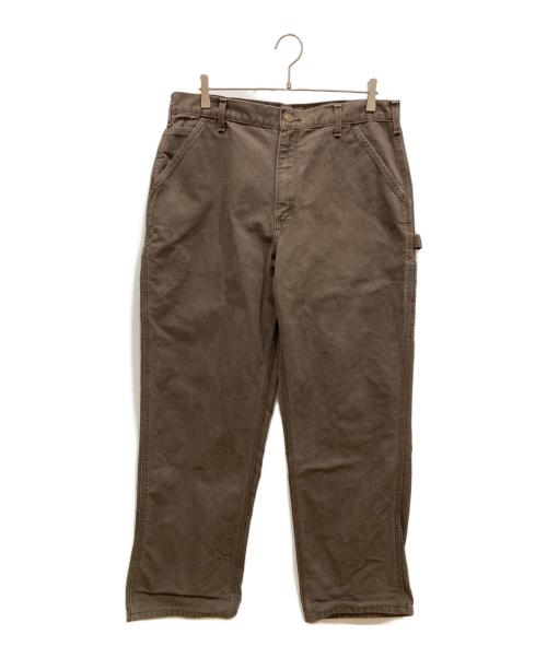 CarHartt（カーハート）CarHartt (カーハート) ダックペインターパンツ ブラウン サイズ:91cm (W36)の古着・服飾アイテム