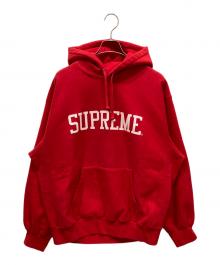 SUPREME（シュプリーム）の古着「Varsity Hooded Sweatshirt」｜レッド