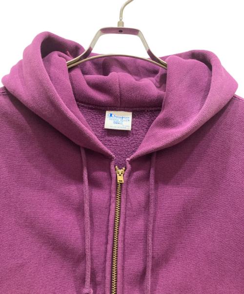 Champion（チャンピオン）Champion (チャンピオン) ジップパーカー パープル サイズ:Sの古着・服飾アイテム