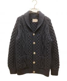 INVERALLAN（インバーアラン）の古着「6A Shawl Collar Cardigan」｜ネイビー