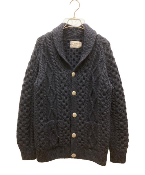 INVERALLAN（インバーアラン）INVERALLAN (インバーアラン) 6A Shawl Collar Cardigan ネイビー サイズ:SIZE Freeの古着・服飾アイテム