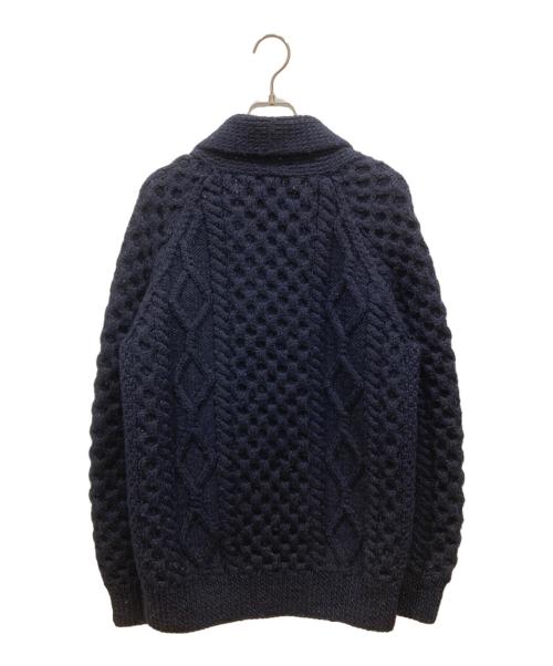 INVERALLAN（インバーアラン）INVERALLAN (インバーアラン) 6A Shawl Collar Cardigan ネイビー サイズ:SIZE Freeの古着・服飾アイテム