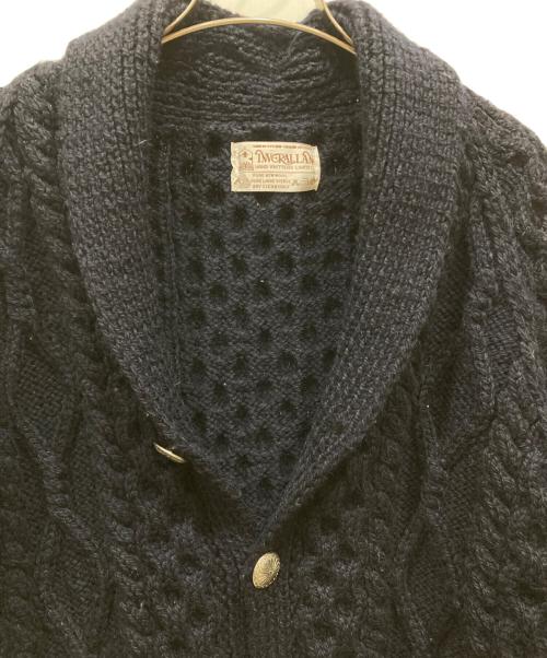 INVERALLAN（インバーアラン）INVERALLAN (インバーアラン) 6A Shawl Collar Cardigan ネイビー サイズ:SIZE Freeの古着・服飾アイテム