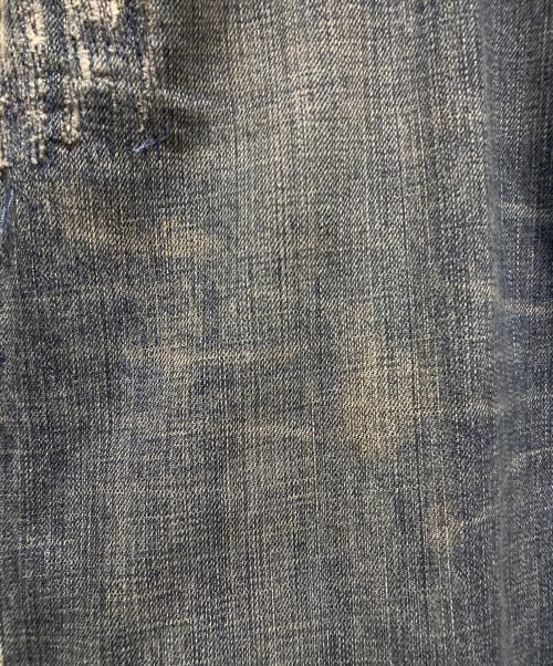 DOLCE & GABBANA（ドルチェ＆ガッバーナ）DOLCE & GABBANA (ドルチェ＆ガッバーナ) クラッシュデニムパンツ インディゴ サイズ:48の古着・服飾アイテム