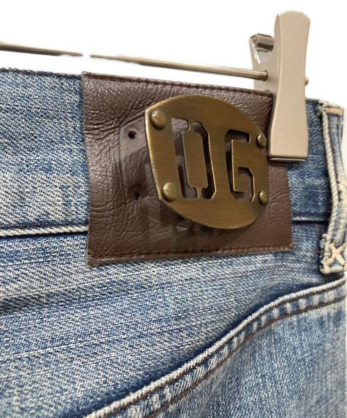 DOLCE & GABBANA（ドルチェ＆ガッバーナ）DOLCE & GABBANA (ドルチェ＆ガッバーナ) クラッシュデニムパンツ インディゴ サイズ:48の古着・服飾アイテム