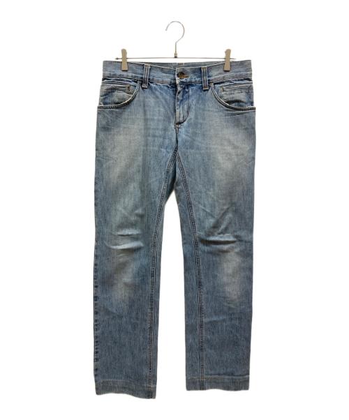 DOLCE & GABBANA（ドルチェ＆ガッバーナ）DOLCE & GABBANA (ドルチェ＆ガッバーナ) デニムパンツ インディゴ サイズ:48の古着・服飾アイテム