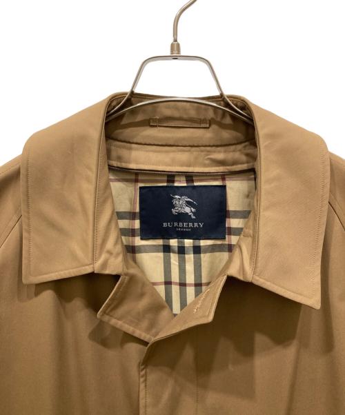 BURBERRY（バーバリー）BURBERRY (バーバリー) ステンカラーコート ブラウン サイズ:-の古着・服飾アイテム