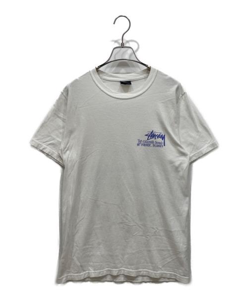stussy（ステューシー）stussy (ステューシー) プリントTシャツ ホワイト サイズ:Sの古着・服飾アイテム