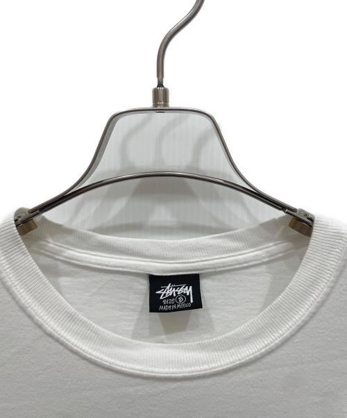 stussy（ステューシー）stussy (ステューシー) プリントTシャツ ホワイト サイズ:Sの古着・服飾アイテム