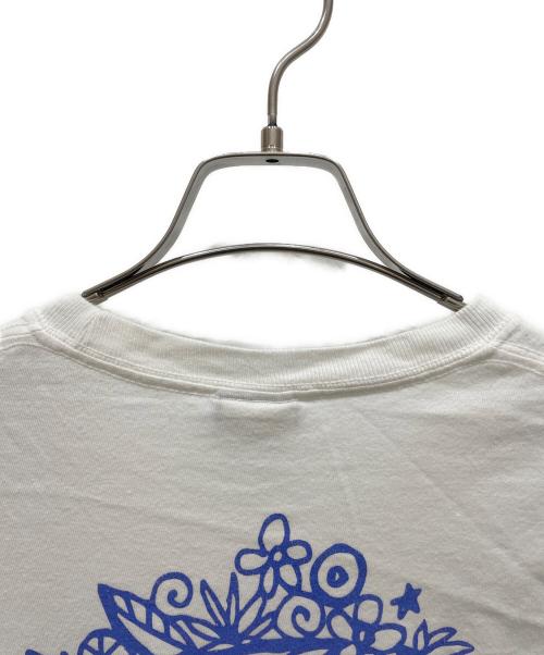 stussy（ステューシー）stussy (ステューシー) プリントTシャツ ホワイト サイズ:Sの古着・服飾アイテム