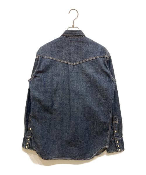 WAREHOUSE（ウエアハウス）WAREHOUSE (ウエアハウス) デニムウエスタンシャツ インディゴ サイズ:SIZE 38の古着・服飾アイテム