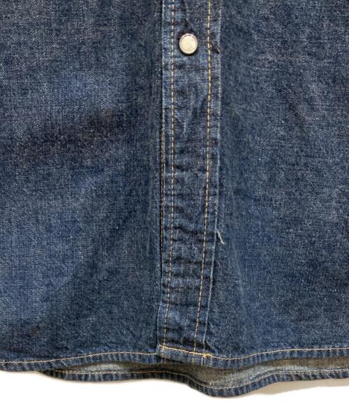 WAREHOUSE（ウエアハウス）WAREHOUSE (ウエアハウス) デニムウエスタンシャツ インディゴ サイズ:SIZE 38の古着・服飾アイテム