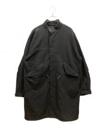 MINEDENIM（マインデニム）の古着「Shrunk Wool Balmacaan CT」｜ブラック