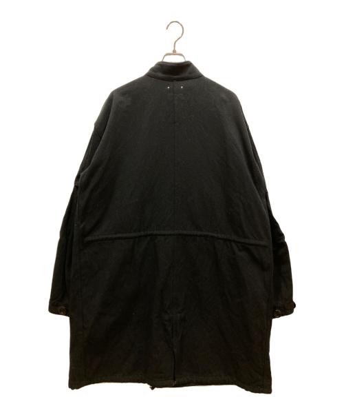 MINEDENIM（マインデニム）MINEDENIM (マインデニム) Shrunk Wool Balmacaan CT ブラック サイズ:2の古着・服飾アイテム