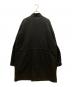 MINEDENIM (マインデニム) Shrunk Wool Balmacaan CT ブラック サイズ:2：21000円
