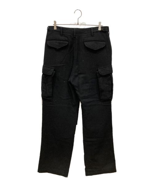 MINEDENIM（マインデニム）MINEDENIM (マインデニム) Shrunk Wool Cargo PS ブラック サイズ:SIZE 7の古着・服飾アイテム