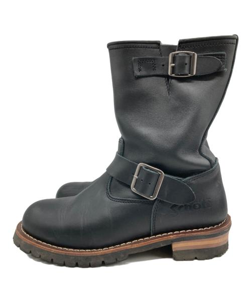 Schott（ショット）Schott (ショット) ENGINEER LONG BOOTS ブラック サイズ:SIZE 27cmの古着・服飾アイテム