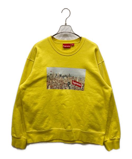SUPREME（シュプリーム）Supreme (シュプリーム) Aerial Crewneck イエロー サイズ:SIZE Mの古着・服飾アイテム