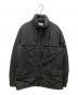 STONE ISLAND（ストーンアイランド）の古着「マイクロツイルパデッドフーディブルゾン」｜ブラック