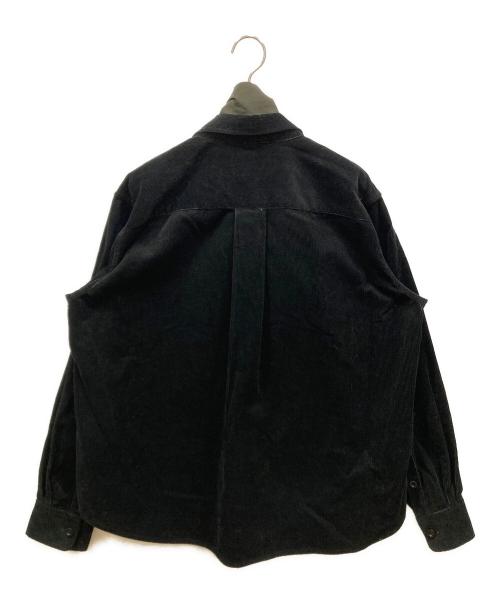 sacai（サカイ）sacai (サカイ) コーデュロイシャツ ブラック×カーキ サイズ:SIZE 1の古着・服飾アイテム