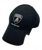 BALENCIAGA×AUTOMOBILI LAMBORGHINIバレンシアガ×アウトモビリ・ランボルギーニ）の古着「キャップ」｜ブラック