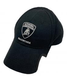 BALENCIAGA×AUTOMOBILI LAMBORGHINI（バレンシアガ×アウトモビリ・ランボルギーニ）の古着「キャップ」｜ブラック